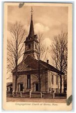 c1905 Congregational Church Building Tower At Shirley Massachusetts MA Postcard picture