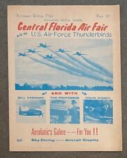 1966 Central Florida Air Show Program USAF Thunderbirds picture