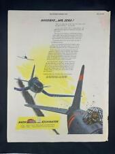 Magazine Ad* - 1943 - Nash - World War 2 - Goodbye Mr. Zero picture
