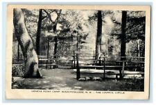 1934 Geneva Point Camp The Council Circle, New Hampshire NH Postcard picture