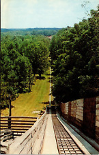 Postcard Angola Indiana Pokagon State Park Toboggan Slide Potawatomi Inn Chrome picture