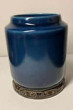 Rookwood Pottery Humidor Base Blue and Black Glazes Arts and Craft Style 2622 picture