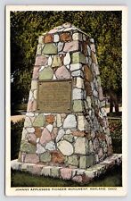 c1910~Johnny Appleseed~Historic Pioneer Monument~Ashland OH~Antique Postcard picture