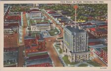Night View of Civic Center in Oklahoma City, Oklahoma Vintage Postcard picture