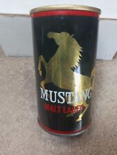 Mustang Malt lager  pull tab beer can , EMPTY picture