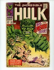 Incredible Hulk #102 Comic Book 1968 VG- 1st Ongoing Solo Hulk Series Marvel picture