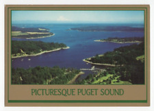 Postcard Picturesque Puget Sound, Washington, USA picture