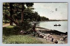 Chautauqua NY-New York, Along North Shore, Institution, Vintage c1914 Postcard picture