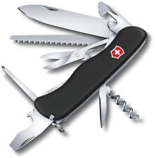 New Victorinox Swiss Army 111mm LockBlade Knife : OUTRIDER BLACK  0.8513.3 picture