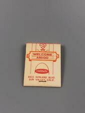 DON RICARDO RESTAURANT - MATCHBOOK BOOK - WELCOME AMIGOES, SUN VALLEY, CALIF   picture