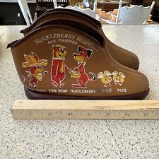 HUCKLEBERRY HOUND AND FRIENDS  CHILD'S SLIPPERS  C. 1960'S  HANNA BARBERA picture