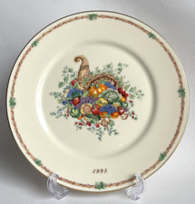 Lenox America's Bounty Annual Thanksgiving 1995 Limited Edition Porcelain Plate picture