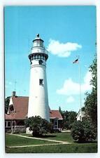 MANISTIQUE, MI Michigan ~ GULLIVER LIGHTHOUSE 1960 Cook Postcard picture