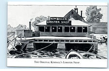 Kimball's Lobster Shop Cohasset Harbor Vintage Postcard F34 picture