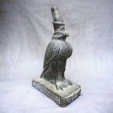 Rare Statue Antique of Horus Ancient Egyptian God of Protection and Kingship BC picture