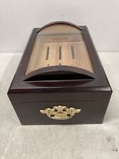 Quality Importers Wood Humidor Clean With Glass Lid picture