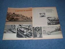 1967 Allred & Clarke 292 Chevy 6cyl Powered Vintage Dragster Article  picture