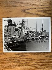 Historical Naval Photo USS Macdonough Photo 6x9 Photo picture