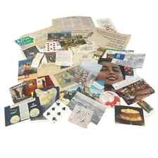50+ piece Ephemera Lot 3 Pictures Postcards Sheet Music Etc Junk Journal Crafts picture