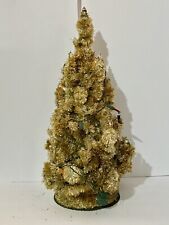 Vintage 1940s Glolite Lighted Table Top Christmas Tree W/O Base (Rare 22 1/4”H) picture