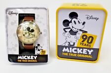 NIB Disney Mickey Mouse 90th Anniversary Commemorative Watch NEW 1928 Small Face picture
