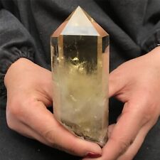 0.92LB TOPNatural smoky citrine quartz obelisk crystal point wand tower healing picture
