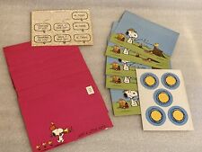 Vintage Lot of 16 Hallmark Snoopy Greeting Cards Postalettes Band Marshmallows picture