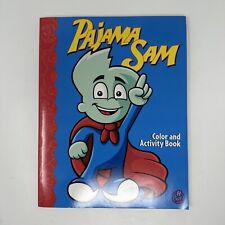 RARE Pajama Sam Color & Activity Book Humongous Entertainment KB Toys 2000 picture
