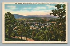 View of Weaverville, NC, From Hamburg Mountain, Postcard picture