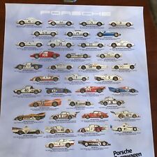 AWESOME RACING MODELS Porsche Rennwagen seit 1953  poster picture