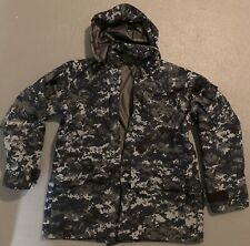 US NAVY Jacket Small X Short Blue Digital Camo Working Parka Goretex Hooded picture