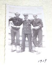 Vintage 4 1/2 X 2 3/4 Photograph May 30th 1939 Three Friends picture