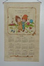 Vintage 1978 Kitchen Linen Towel Year Calendar - Hallmark picture