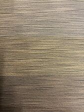 17.75 yds Metallic Wheat, Gold, Bronze, & Brown Wide Stripe Upholstery Fabric picture