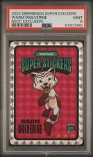 2023 Veefriends Super Stickers Nscc Exclusive Warm Wolverine PSA 9 picture