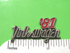 '81 1981  VOLKSWAGEN script - hat pin, tie tac , lapel pin picture
