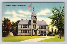 Hardwick VT-Vermont, Hardwick Academy Vintage Souvenir Postcard picture