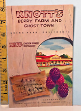 1954 Knott's Berry Farm & Ghost Town Amusement Park Handout picture