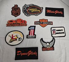 Lot of Vintage Harley Davidson Jacket Patches 10 In Lot picture