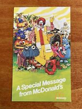 McDonald’s Vintage Birthday party Free Small Fry Coupon picture