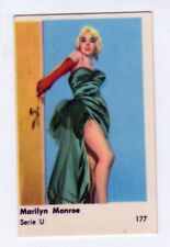 1959 Dutch Serie U Card #177 MARILYN MONROE Gentlemen Prefer Blondes Movie picture
