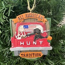 ALL AMERICAN TRADITION HUNTING CHRISTMAS ORNAMENTS 3.5