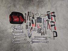 Huge Lot Of Assorted Tools Craftsman Wiscom Milwaukee Husky Dewalt Stanley picture