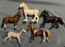 LOT 5 Schleich Horse Models 05, 08, 11, 12, 13 D-73527 Friesian Am Lines 69 picture