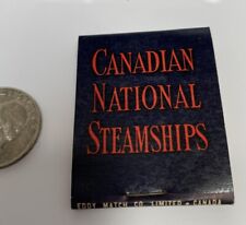 Vintage CN Canadian National Steamships Matchbook picture