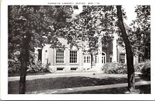 Postcard Carnegie Library Building Antigo Wisconsin D25 picture