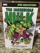 Incredible Hulk And Now the Wolverine TPB Epic Collection #1-1ST 2022 picture