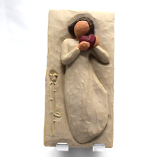 Retired 2002 Demdaco Willow Tree® FROM THE HEART Resin Wall Plaque-Susan Lordi picture