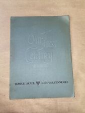 Our First Century 1854-1954 By Temple Israel picture