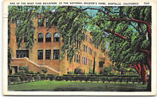 California-Ca-Sawtelle-National Soldiers Home-Posted 1939-Vintage Postcard picture